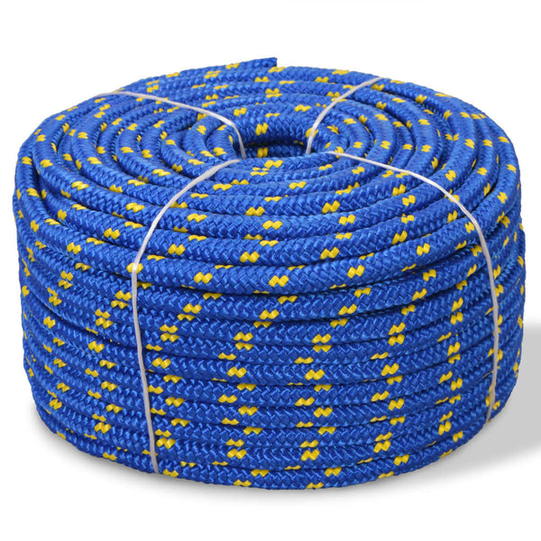 vidaXL Boat Rope Polypropylene 16 mm 250 m Blue