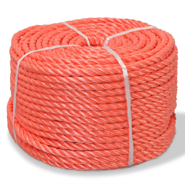 vidaXL Polypropylene Rope 6 mm 500 m Orange