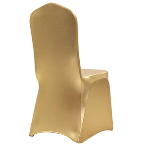 vidaXL 6 pcs. Stretch Chair Covers Golden