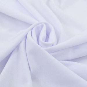 vidaXL 2 Stretch Tablecloths with Hem White 120 x 60.5 x 74 cm