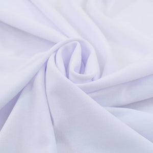vidaXL 2-Pack Stretch Tablecloths with Skirt White 183 x 76 x 74 cm
