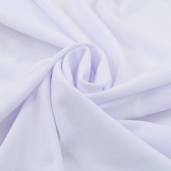 vidaXL 2-Pack Stretch Tablecloths with Edging White 243 x 76 x 74 cm