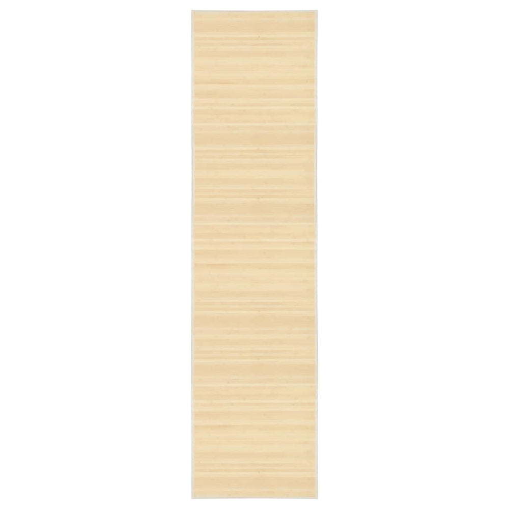 vidaXL Bamboo Rug 80x300 cm Natural