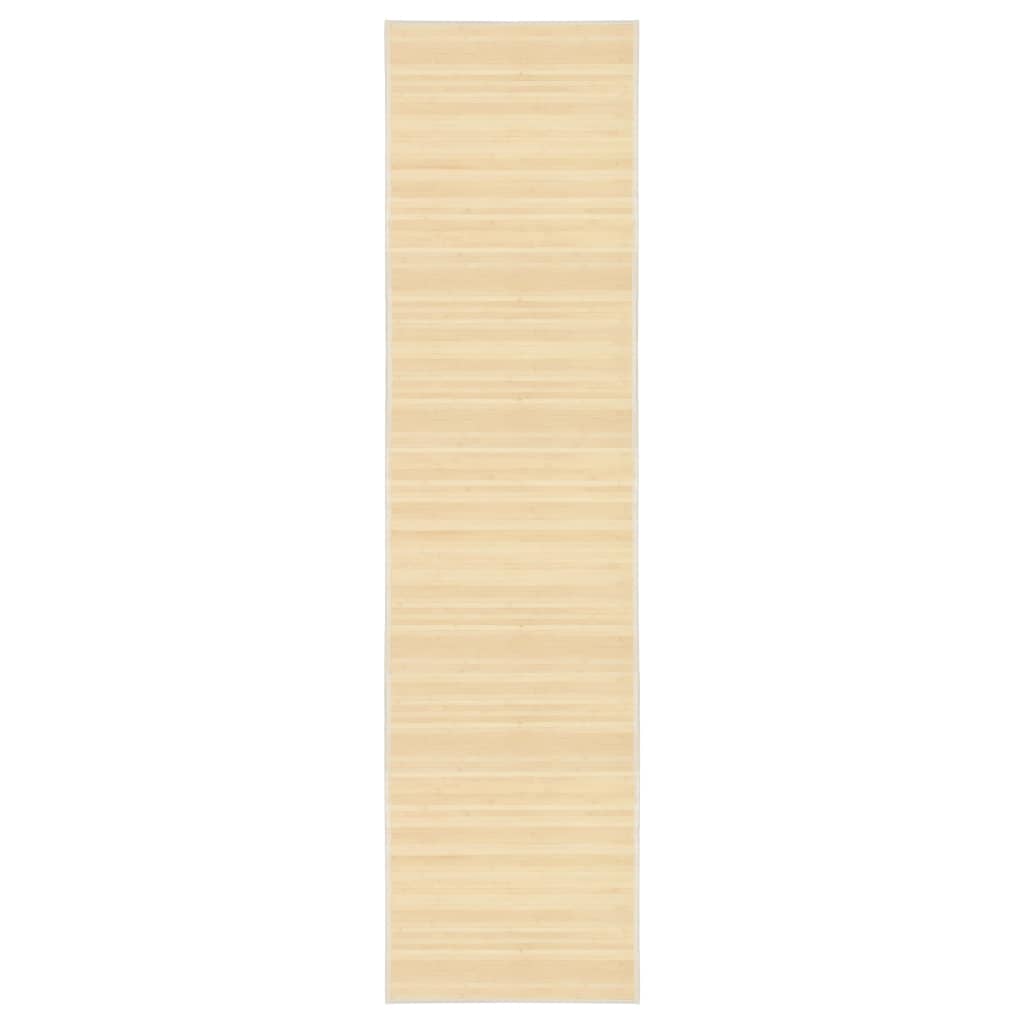 vidaXL Bamboo Rug 80x300 cm Natural