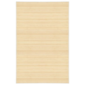vidaXL Bamboo Rug 100x160 cm Natural