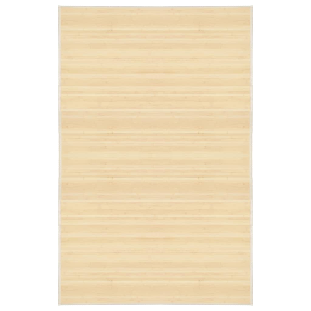 vidaXL Bamboo Rug 100x160 cm Natural