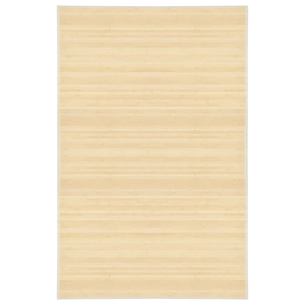 vidaXL Bamboo Rug 100x160 cm Natural