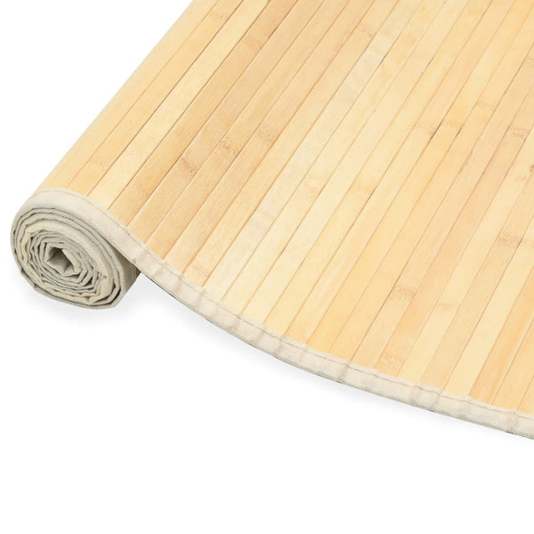 vidaXL Bamboo Rug 100x160 cm Natural