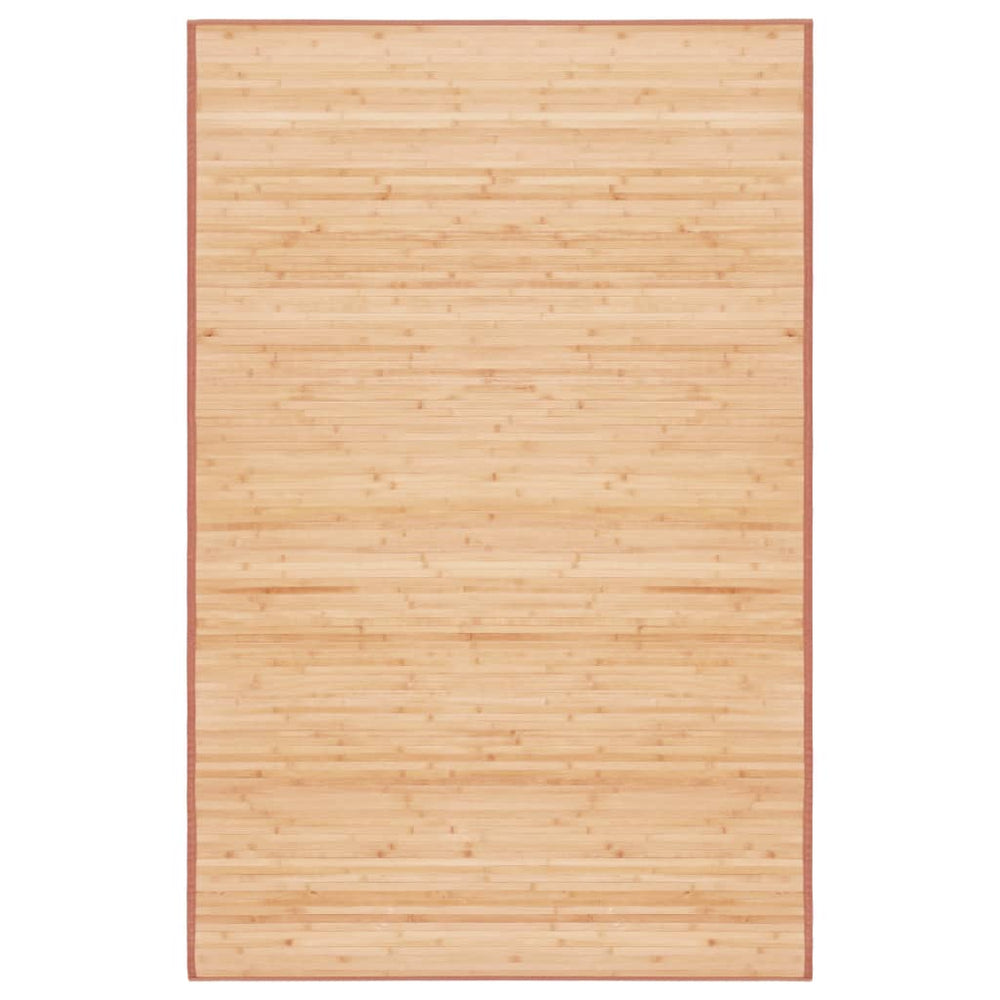 vidaXL Bamboo Rug 100x160 cm Brown