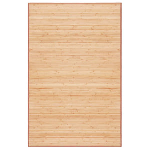 vidaXL Bamboo Rug 100x160 cm Brown