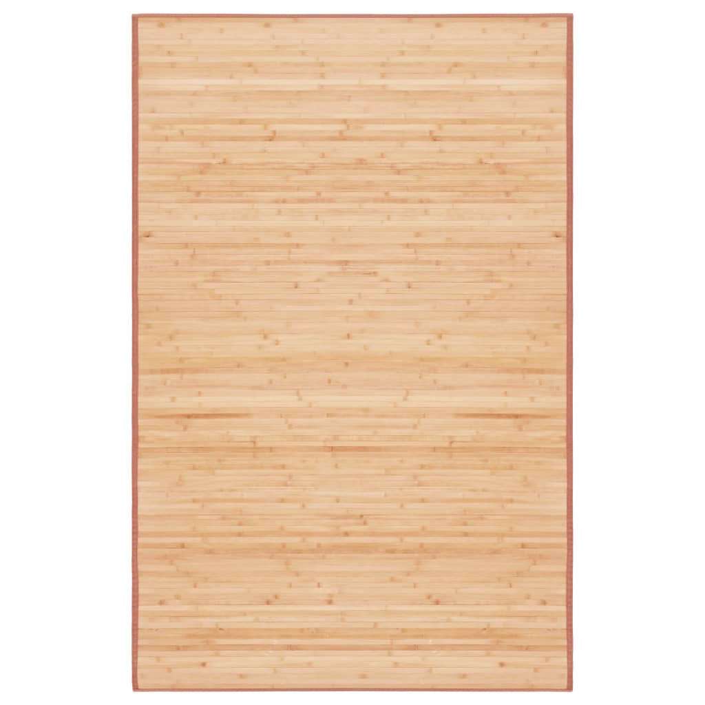 vidaXL Bamboo Rug 100x160 cm Brown