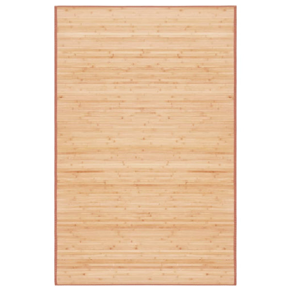 vidaXL Bamboo Rug 100x160 cm Brown