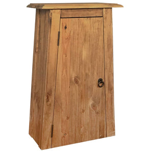 vidaXL 5-piece Solid Pine Bathroom Furniture Set