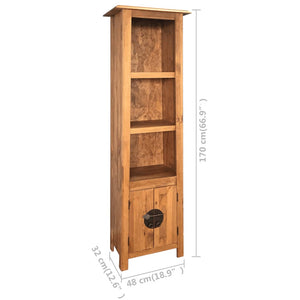 vidaXL 5-piece Solid Pine Bathroom Furniture Set