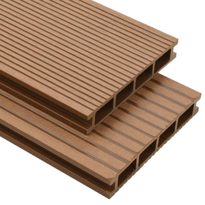 vidaXL Decking Tile 6 pcs Teak WPC