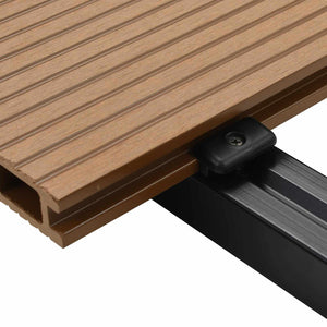 vidaXL Decking Tile 6 pcs Teak WPC