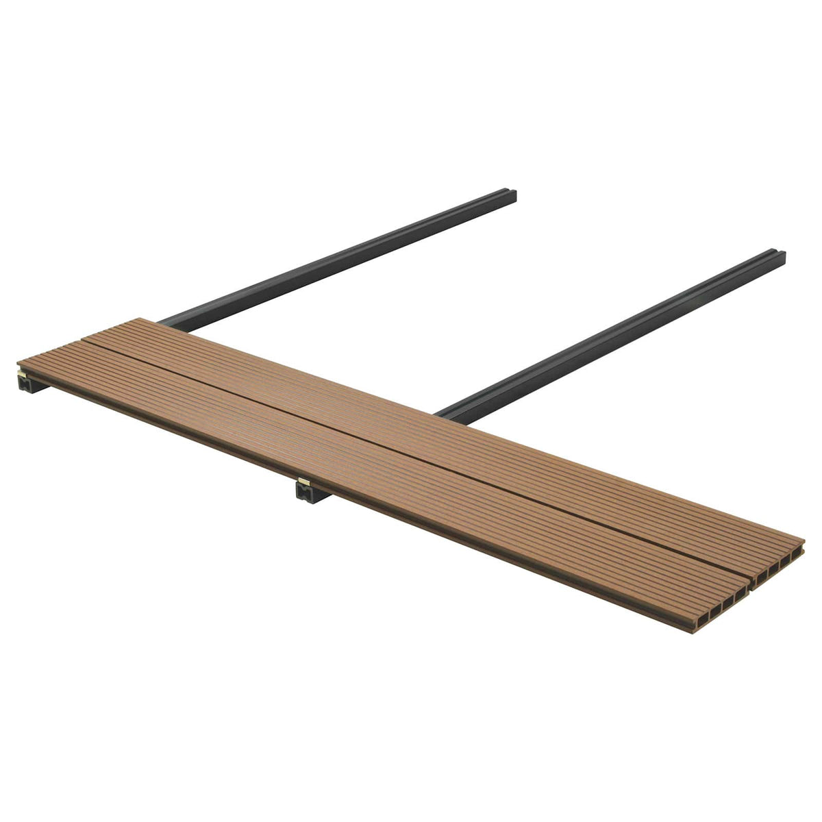 vidaXL Decking Tile 6 pcs Teak WPC