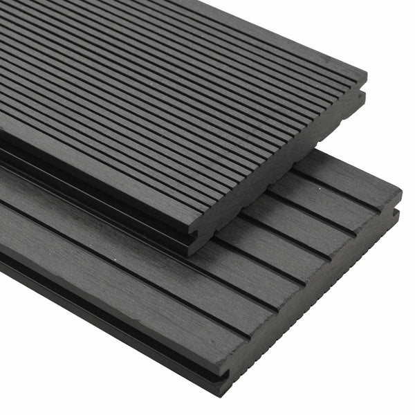 vidaXL Decking Tile 6 pcs Grey WPC
