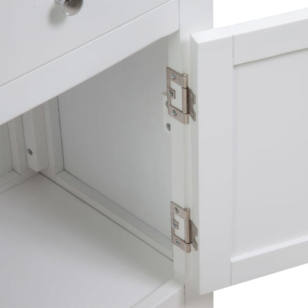 vidaXL Sideboard 90x33.5x83 cm Solid Oak Wood