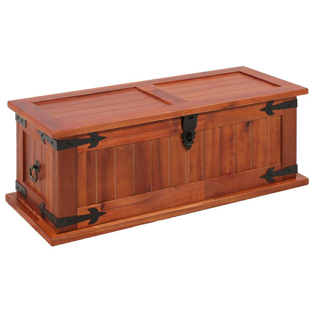 vidaXL Storage Chest 60 x 25 x 22 cm Solid Acacia Wood