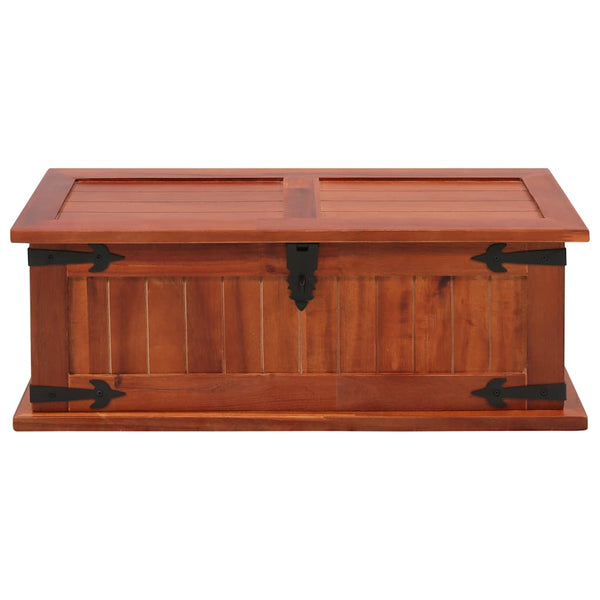 vidaXL Storage Chest 60 x 25 x 22 cm Solid Acacia Wood