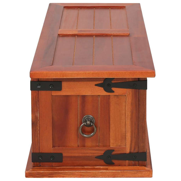 vidaXL Storage Chest 60 x 25 x 22 cm Solid Acacia Wood