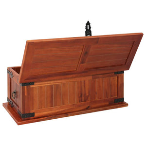 vidaXL Storage Chest 60 x 25 x 22 cm Solid Acacia Wood