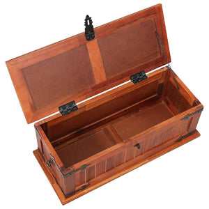 vidaXL Storage Chest 60 x 25 x 22 cm Solid Acacia Wood
