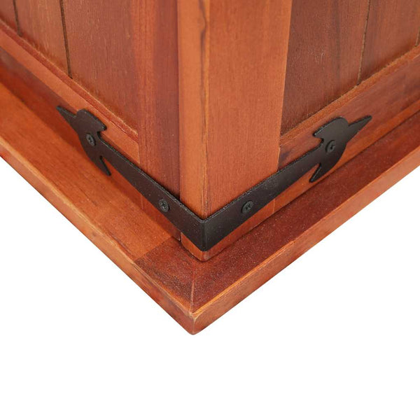 vidaXL Storage Chest 60 x 25 x 22 cm Solid Acacia Wood