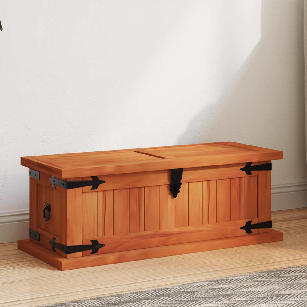vidaXL Storage Chest 60 x 25 x 22 cm Solid Acacia Wood