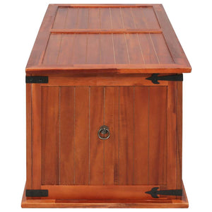 vidaXL Storage Chest 79x34x32 cm Solid Acacia Wood