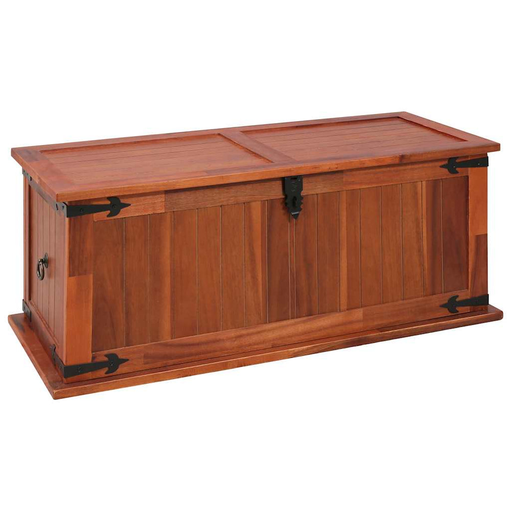 vidaXL Storage Chest 90 x 45 x 40 cm Solid Acacia Wood