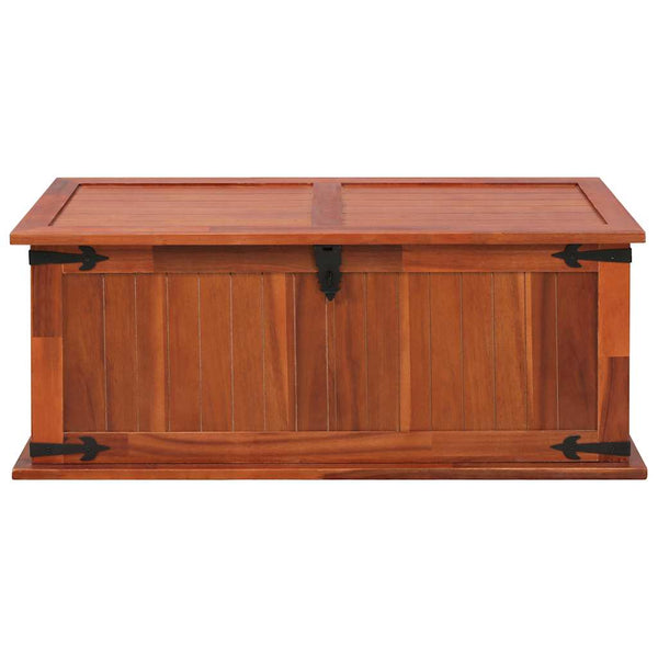 vidaXL Storage Chest 90 x 45 x 40 cm Solid Acacia Wood
