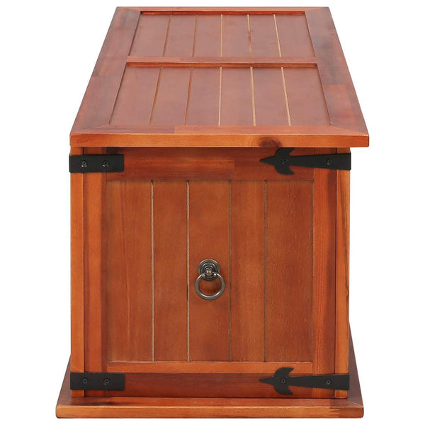 vidaXL Storage Chest 90 x 45 x 40 cm Solid Acacia Wood