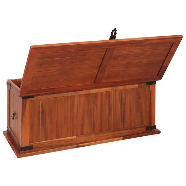 vidaXL Storage Chest 90 x 45 x 40 cm Solid Acacia Wood
