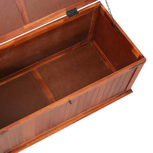 vidaXL Storage Chest 90 x 45 x 40 cm Solid Acacia Wood