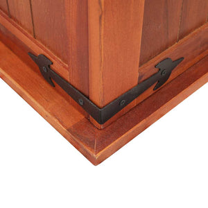 vidaXL Storage Chest 90 x 45 x 40 cm Solid Acacia Wood