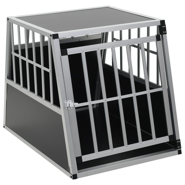 vidaXL Dog Transport Box with Single Door 65 x 91 x 69.5 cm