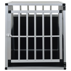 vidaXL Dog Transport Box with Single Door 65 x 91 x 69.5 cm