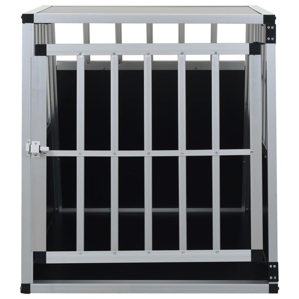 vidaXL Dog Transport Box with Single Door 65 x 91 x 69.5 cm
