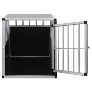 vidaXL Dog Transport Box with Single Door 65 x 91 x 69.5 cm