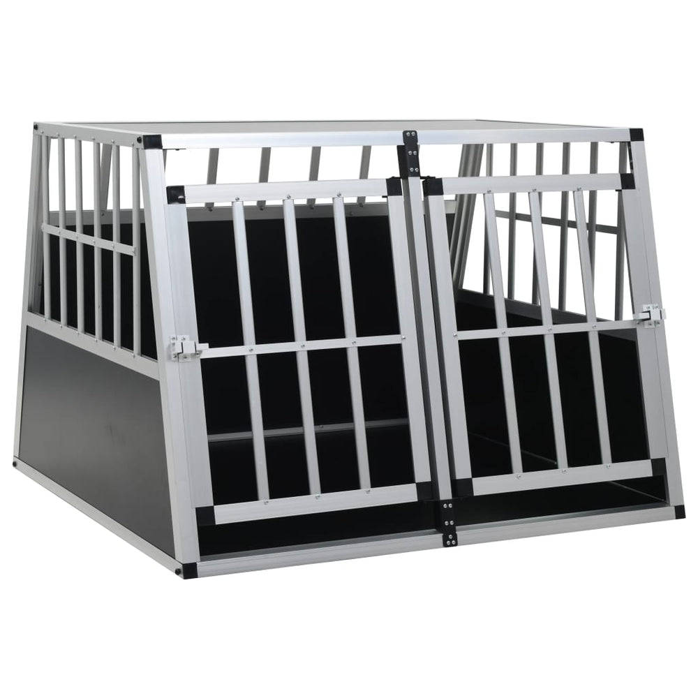 vidaXL Dog Transport Box with Double Door 94 x 88 x 69 cm