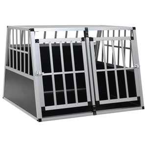 vidaXL Dog Transport Box with Double Door 94 x 88 x 69 cm