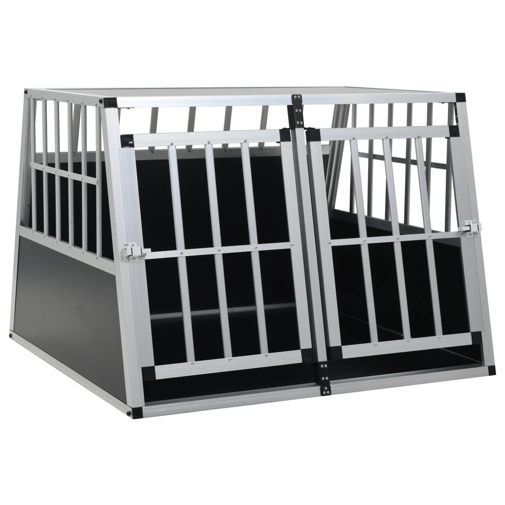 vidaXL Dog Transport Box with Double Door 94 x 88 x 69 cm