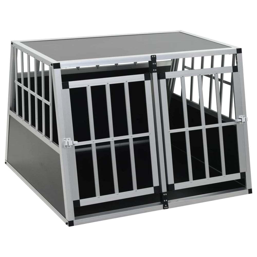 vidaXL Dog Transport Box with Double Door 94 x 88 x 69 cm