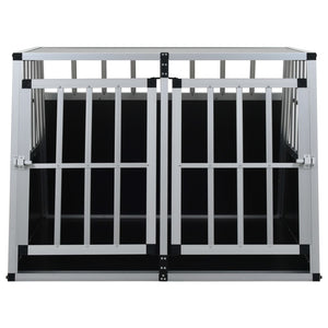 vidaXL Dog Transport Box with Double Door 94 x 88 x 69 cm