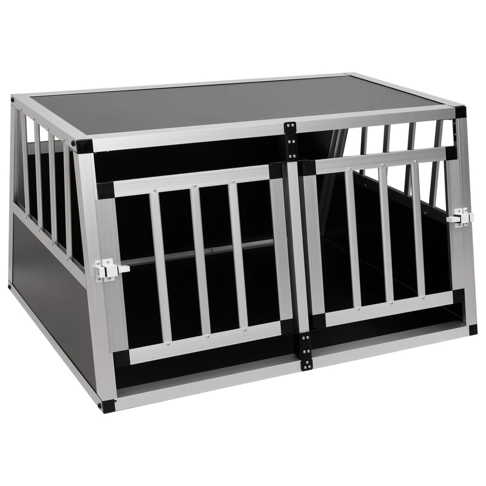 vidaXL Dog Crate with Double Door 89 x 69 x 50 cm