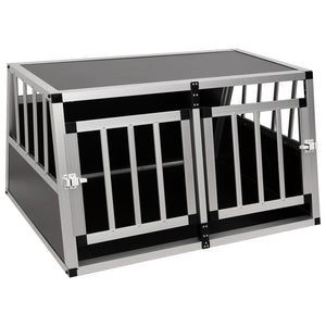 vidaXL Dog Crate with Double Door 89 x 69 x 50 cm