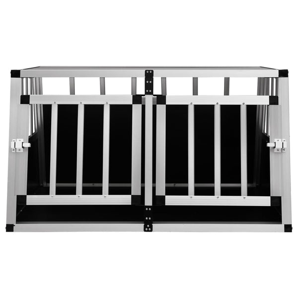 vidaXL Dog Crate with Double Door 89 x 69 x 50 cm