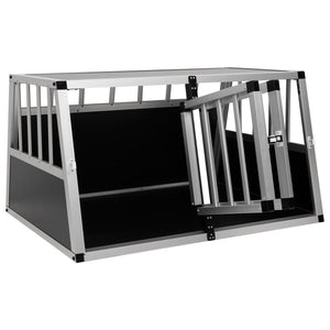 vidaXL Dog Crate with Double Door 89 x 69 x 50 cm